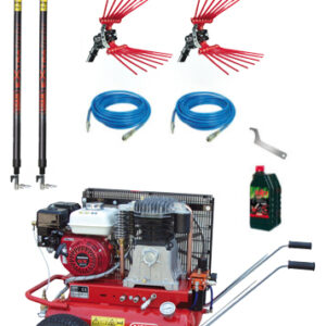 KIT Raccolta Olive LISAM LM500/30 con 2 Abbacchiatori + 2 Aste Fisse